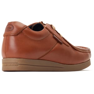 Base London Event Leren Heren Tan Veterschoenen