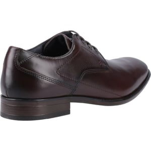 Pod Carl Leren Heren Kastanjebruine Veterschoenen