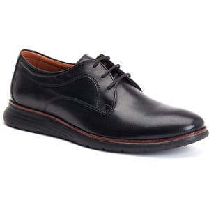 Base London Wing Leren Zwarte Oxford Schoenen Voor Heren