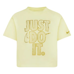 Nike Meisjes Shine Boxy T-Shirt (Crème)