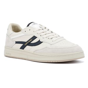 Pompeii Elan Leren Witte Sneakers Voor Heren