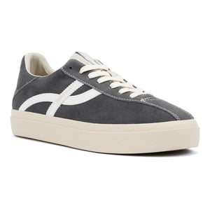 Pompeii Dart Heren Sneakers Van Suède In Het Grijs