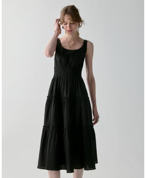 Tiered Midi Dress