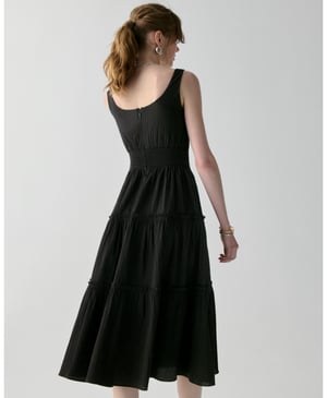 Tiered Midi Dress
