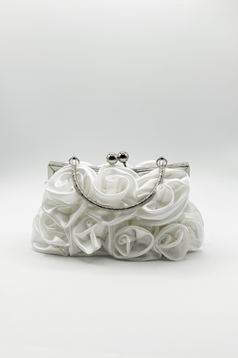 3D Rose Clutch Bag