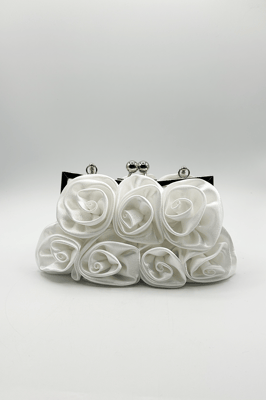 3D Rose Clutch Bag