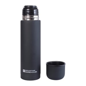 Mountain Warehouse Gegummeerde 500ml flacon (Zwart)
