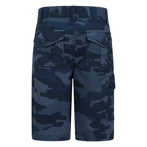 Mountain Warehouse Childrens/Kids Camo Cargo Shorts (Marine)