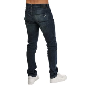 Boss Heren Tapered Jeans (Blauw)