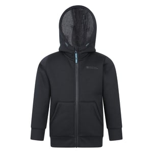Mountain Warehouse Kinder/Kids Nordic II Full Zip Hoodie (Zwart)