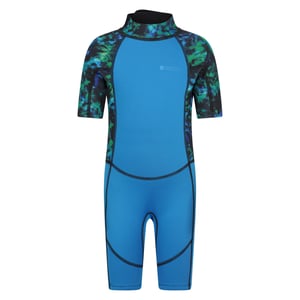 Mountain Warehouse Våtdräkt med kort tryck för barn (Ljusgrön)