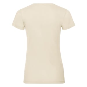 Russell Womens/Ladies Organic Short-Sleeved T-Shirt (Natural)