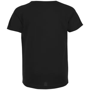 SOLS Kinderen/Kinderen Sportief Unisex T-Shirt met korte mouwen (Zwart)