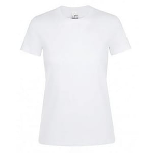 SOLS Womens/Ladies Regent Short Sleeve T-Shirt (White)