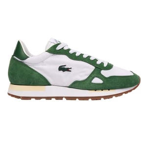 Lacoste Heren Partner Leather 70s Trainers (Wit)