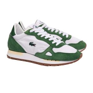 Lacoste Heren Partner Leather 70s Trainers (Wit)