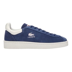 Lacoste Heren Lineshot Logo Leren Trainers (Blauw)