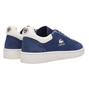Lacoste Heren Lineshot Logo Leren Trainers (Blauw)