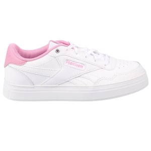 Reebok Unisex Vuxna Court Advance Bold läderskor (Vit/rosa)