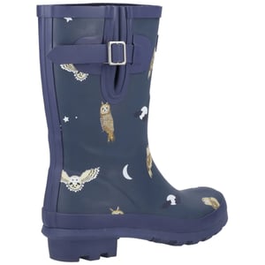 Cotswold Dames/Dames Woodland Uil Mid Cut Wellington Laarzen (Middenblauw)