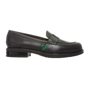 Kickers Dam/Ladies Lach läderloafers (Svart)