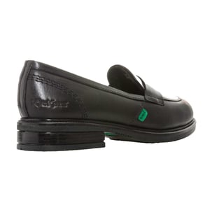 Kickers Dam/Ladies Lach läderloafers (Svart)