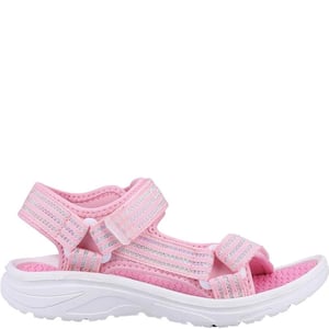 Cotswold Kinderen/Kinderen Bodiam Gerecycleerde Sandalen (Roze/Wit)