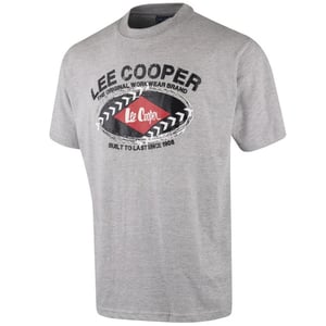 Lee Cooper Heren Grafisch T-Shirt (Grijze Mergel)