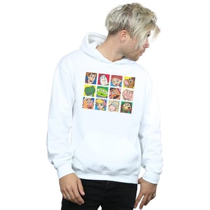 Disney Toy Story Character Squares-hoodie för män (Vit)