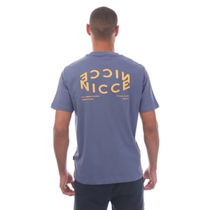 Nicce Heren Tanetta Logo T-Shirt (Blauw)
