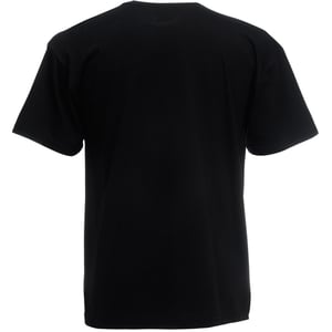 Fruit Of The Loom Heren Heavy Weight ® Katoenen T-shirt Korte Mouwen (Zwart)