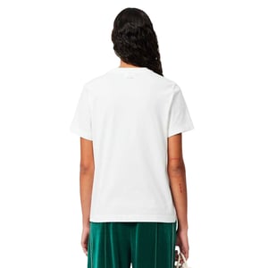Lacoste Dames/Dames Bloemen Katoenen T-Shirt (Wit)