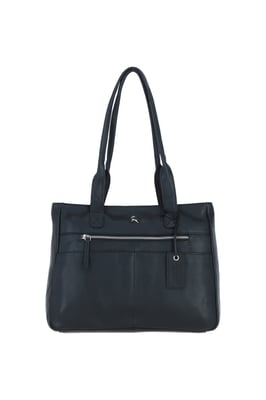 'London' Real Leather Shoulder Bag