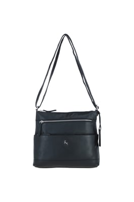 'Derby' Stylish Real Leather Shoulder Bag