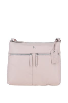 'Mourne' Sleek Real Leather Shoulder Bag
