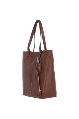 'Serela' Real Leather Shoulder Bag with Detachable Pouch