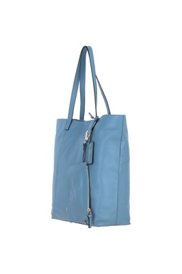 'Serela' Real Leather Shoulder Bag with Detachable Pouch