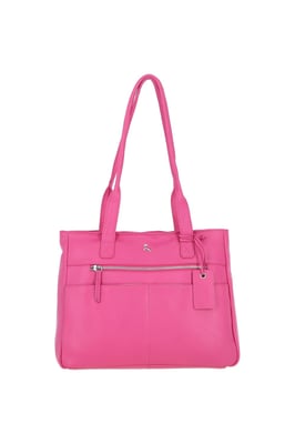 'London' Real Leather Shoulder Bag