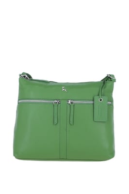 'Mourne' Sleek Real Leather Shoulder Bag
