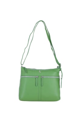 'Mourne' Sleek Real Leather Shoulder Bag