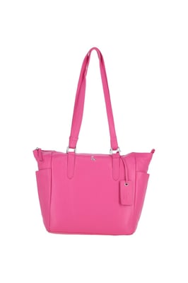'Oxford' Elegant Real Leather Tote Bag