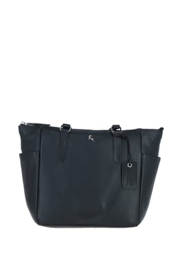 'Oxford' Elegant Real Leather Tote Bag