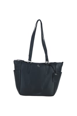 'Oxford' Elegant Real Leather Tote Bag