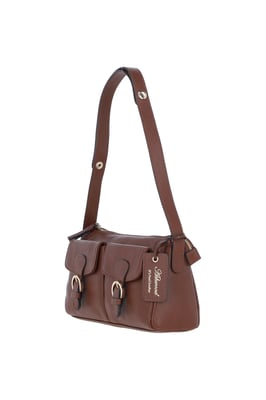 'Nevaria' Real Leather Shoulder Bag