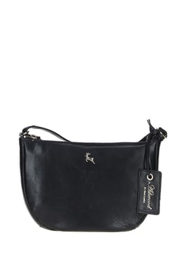 'Naomi' Real Leather Compact Crossbody Bag