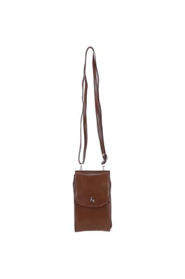 'Luca' Real Leather Crossbody Phone Bag