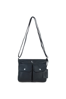 'Cardiff' Real Leather Crossbody Bag