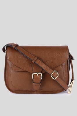 'Stile Fiorentino' Real Leather Crossbody Bag