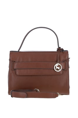 'Ardora' Real Leather Handbag With Detachable Crossbody Strap