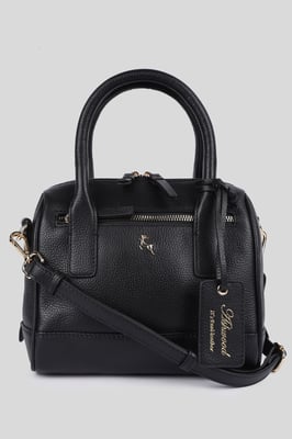 'Moda Siciliana' Real Leather Tote Crossbody Bag